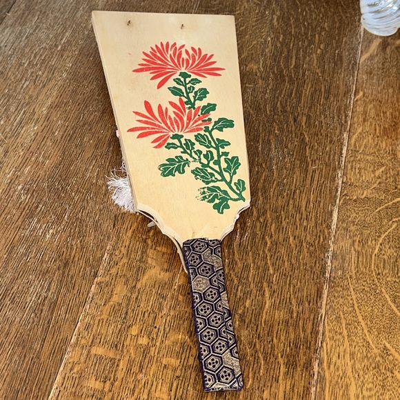 Vintage 1970's Japanese Decorative Geisha Motive Hagoita Paddle - Picture 6 of 6